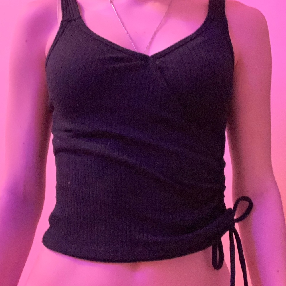 Hollister black tank top